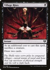 Village Rites - Kaldheim - Magic: The Gathering card