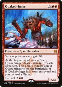Quakebringer - Kaldheim - Magic: The Gathering card