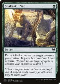 Snakeskin Veil - Kaldheim - Magic: The Gathering card