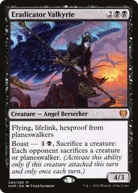 Eradicator Valkyrie - Kaldheim - Magic: The Gathering card