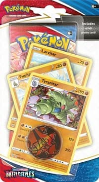 Battle Styles Premium Checklane Blister [Tyranitar] - SWSH05: Battle Styles - Pokemon card