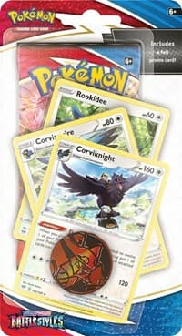 Battle Styles Premium Checklane Blister [Corviknight] - SWSH05: Battle Styles - Pokemon card