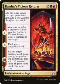 Kardur's Vicious Return - Kaldheim - Magic: The Gathering card