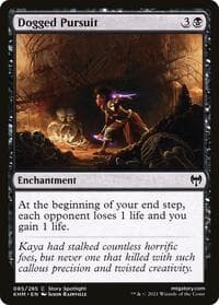 Dogged Pursuit - Kaldheim - Magic: The Gathering card