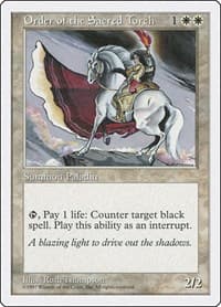 Order of the Sacred Torch - Fifth Edition - Magic: The Gathering card