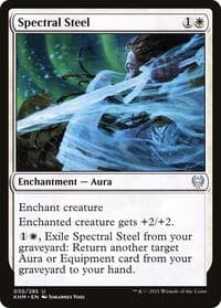 Spectral Steel - Kaldheim - Magic: The Gathering card
