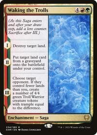 Waking the Trolls - Kaldheim - Magic: The Gathering card