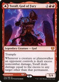 Toralf, God of Fury - Kaldheim - Magic: The Gathering card