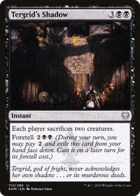 Tergrid's Shadow - Kaldheim - Magic: The Gathering card