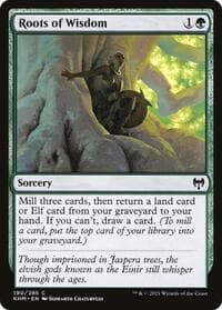 Roots of Wisdom - Kaldheim - Magic: The Gathering card