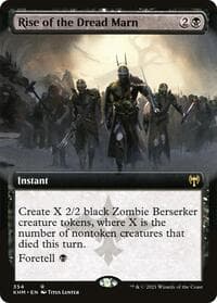 Rise of the Dread Marn (Extended Art) - Kaldheim - Magic: The Gathering card