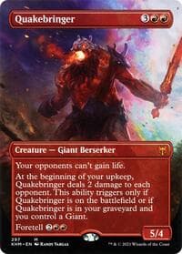 Quakebringer (Borderless) - Kaldheim - Magic: The Gathering card
