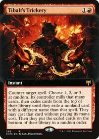 Tibalt's Trickery (Extended Art) - Kaldheim - Magic: The Gathering card