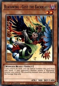 Blackwing - Gust the Backblast - Legendary Duelists: Season 2 - YuGiOh card