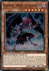 Blackwing - Simoon the Poison Wind - Legendary Duelists: Season 2 - YuGiOh card