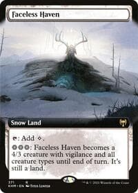 Faceless Haven (Extended Art) - Kaldheim - Magic: The Gathering card