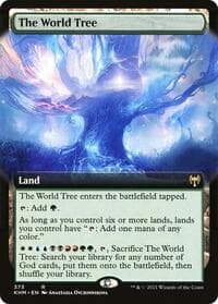 The World Tree (Extended Art) - Kaldheim - Magic: The Gathering card