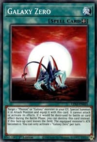 Galaxy Zero - Legendary Duelists: Season 2 - YuGiOh card