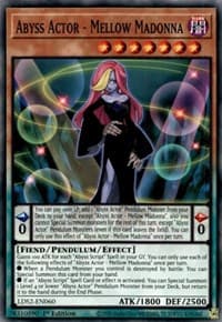 Abyss Actor - Mellow Madonna - Legendary Duelists: Season 2 - YuGiOh card