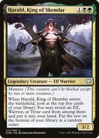 Harald, King of Skemfar - Kaldheim - Magic: The Gathering card