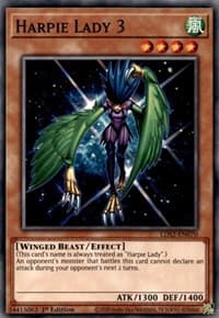 Harpie Lady 3 - Legendary Duelists: Season 2 - YuGiOh card