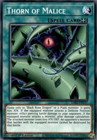 Thorn of Malice - Legendary Duelists: Season 2 - YuGiOh card