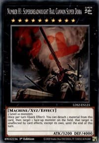Number 81: Superdreadnought Rail Cannon Super Dora - Legendary Duelists: Season 2 - YuGiOh card