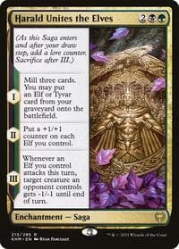 Harald Unites the Elves - Kaldheim - Magic: The Gathering card