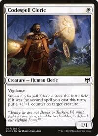 Codespell Cleric - Kaldheim - Magic: The Gathering card