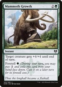 Mammoth Growth - Kaldheim - Magic: The Gathering card