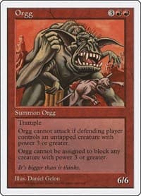 Orgg - Fifth Edition - Magic: The Gathering card