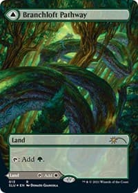 Branchloft Pathway (Borderless) - Secret Lair Series - Magic: The Gathering card