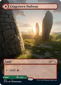 Cragcrown Pathway (Borderless) - Secret Lair Series - Magic: The Gathering card