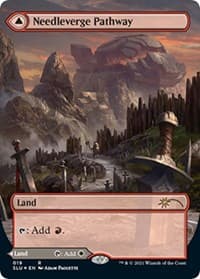 Needleverge Pathway (Borderless) - Secret Lair Series - Magic: The Gathering card
