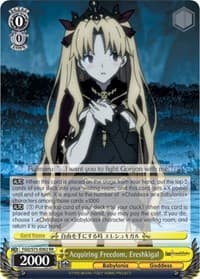 Acquiring Freedom, Ereshkigal - Fate/Grand Order Absolute Demonic Front: Babylonia - Weiss Schwarz card