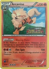 Arcanine - 12/99 (Prerelease) - Black and White Promos - Pokemon card
