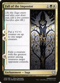 Fall of the Impostor - Kaldheim - Magic: The Gathering card