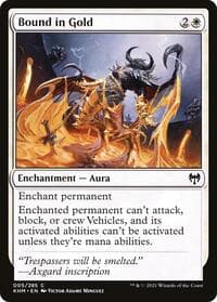 Bound in Gold - Kaldheim - Magic: The Gathering card