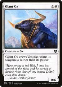 Giant Ox - Kaldheim - Magic: The Gathering card