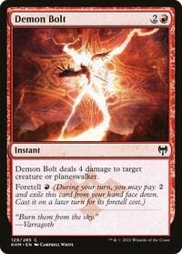Demon Bolt - Kaldheim - Magic: The Gathering card