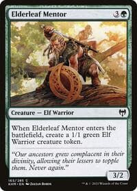 Elderleaf Mentor - Kaldheim - Magic: The Gathering card