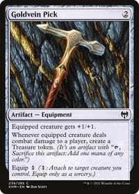 Goldvein Pick - Kaldheim - Magic: The Gathering card