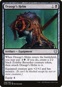 Draugr's Helm - Kaldheim - Magic: The Gathering card