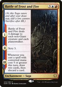 Battle of Frost and Fire - Kaldheim - Magic: The Gathering card