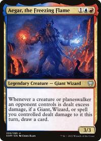 Aegar, the Freezing Flame - Kaldheim - Magic: The Gathering card