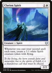 Clarion Spirit - Kaldheim - Magic: The Gathering card