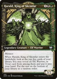 Harald, King of Skemfar (Showcase) - Kaldheim - Magic: The Gathering card