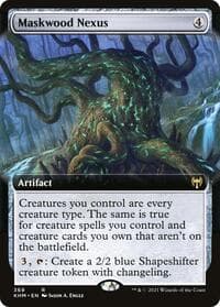 Maskwood Nexus (Extended Art) - Kaldheim - Magic: The Gathering card