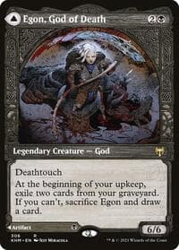 Egon, God of Death (Showcase) - Kaldheim - Magic: The Gathering card
