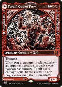 Toralf, God of Fury (Showcase) - Kaldheim - Magic: The Gathering card